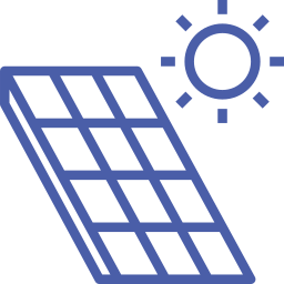 Solar panel icon